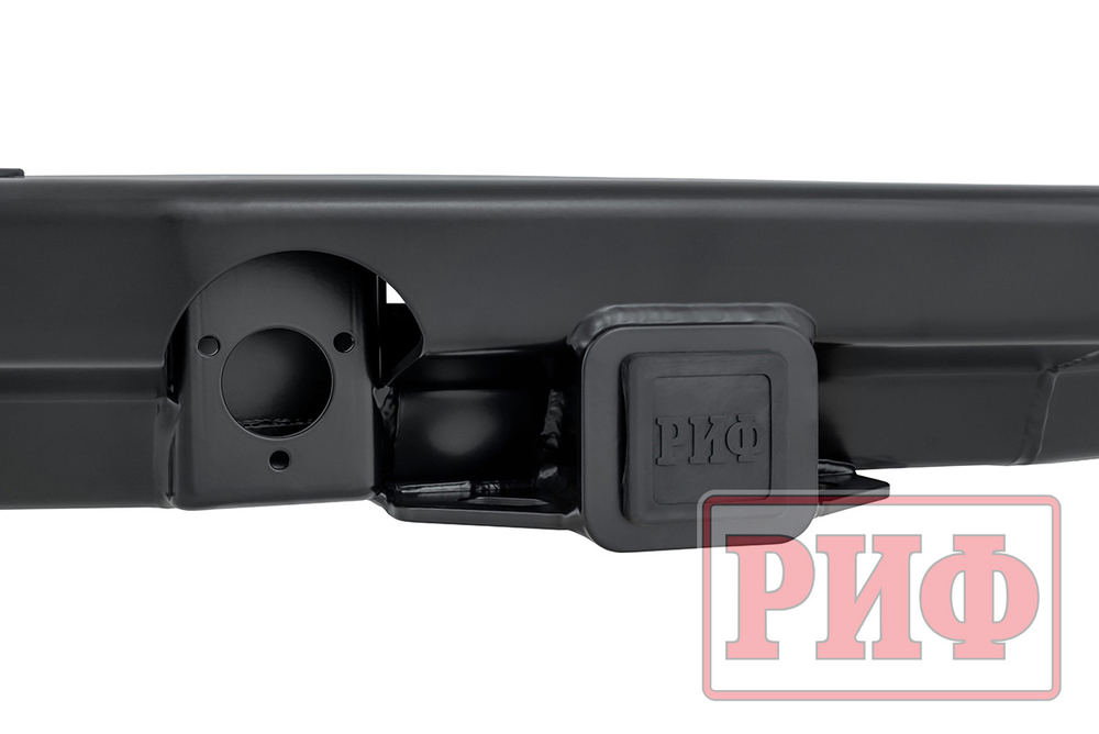 Бампер силовой задний Toyota Land Cruiser 200 2007-2015 c квадратом под фаркоп и калиткой, стандарт РИФ