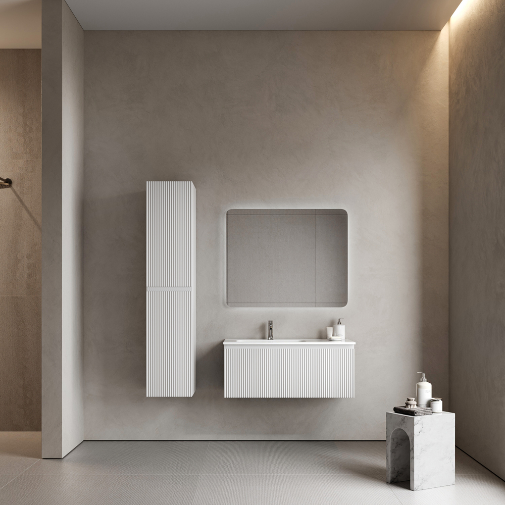 Тумба подвесная Sancos Snob R 1.0 с одним ящиком 995х445х406, Bianco, SNR1.0100LW, арт. SNR1.0100LW