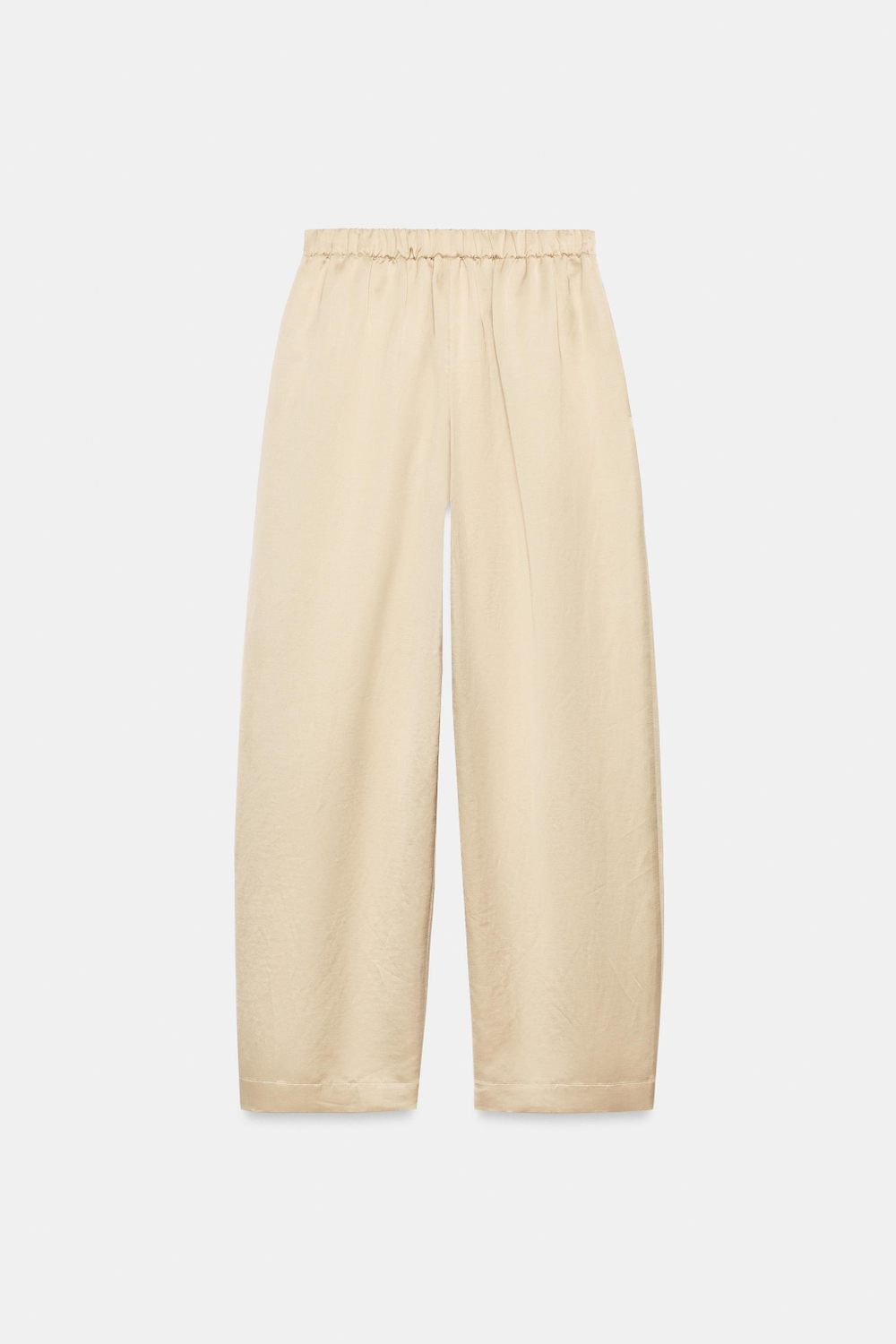 АТЛАСНЫЕ БРЮКИ-БОЧКИ — ZW COLLECTION — ZARA