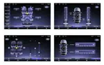 Магнитола для Toyota Land Cruiser 300 (экран климата снизу) - Kuberg KP-T1210FW монитор 13" 2K QLED на Android 12, Быстрая, CarPlay, 4G SIM-слот