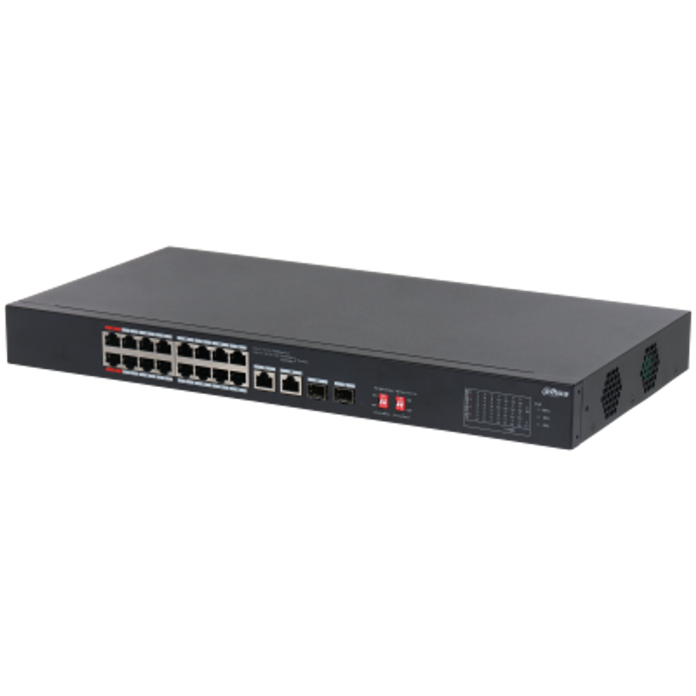 Коммутатор PoE Dahua DH-S3218-16ET-190
