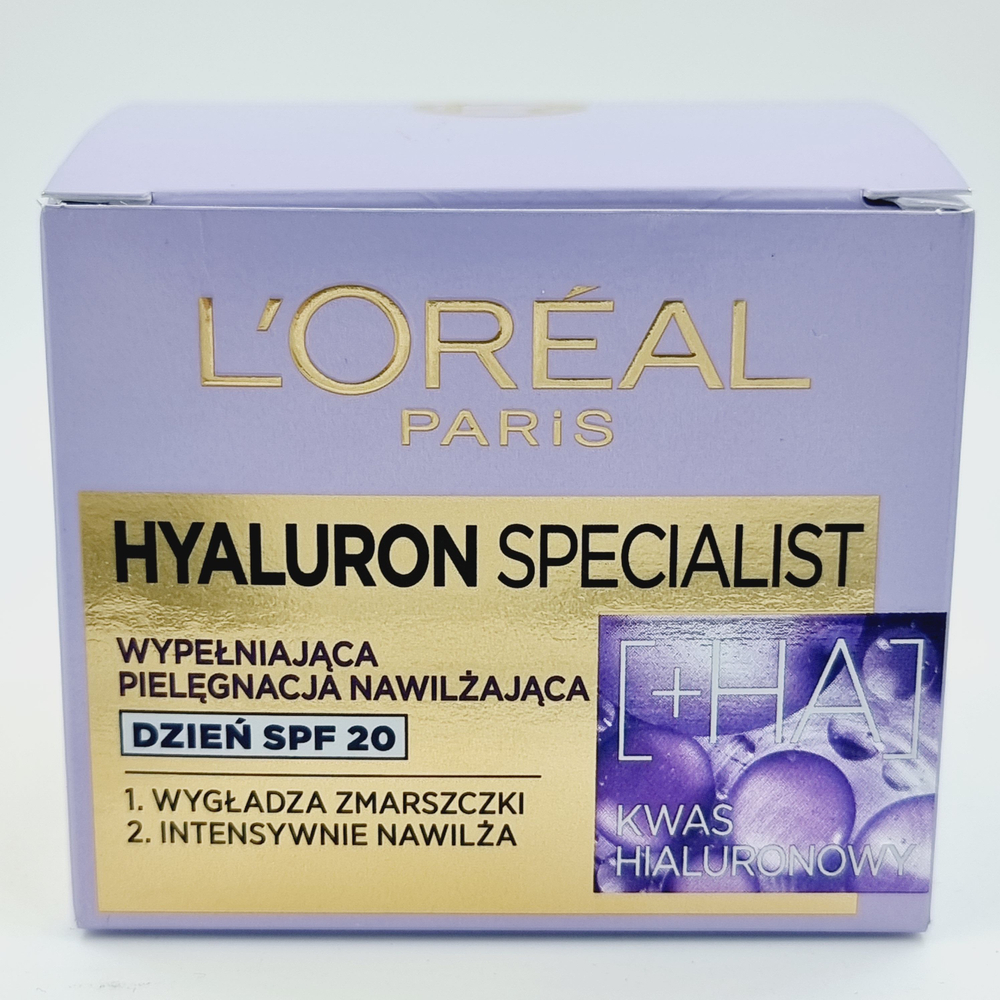 Увлажняющий дневной крем для лица Hyaluron Specialist с гиалуроновой кислотой, SPF20, 50 мл (Франция)