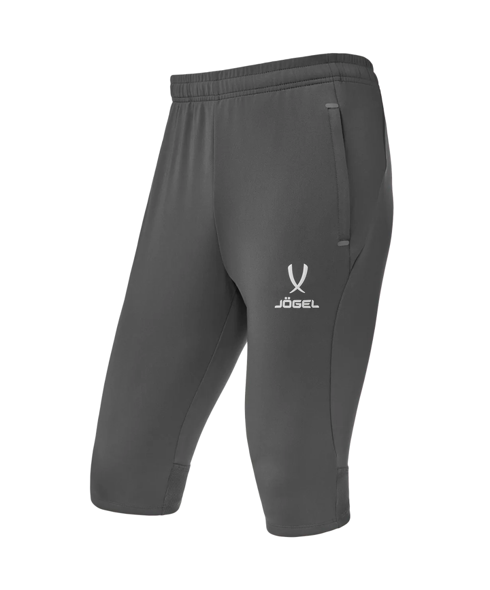 Брюки тренировочные с карманами JÖGEL PREMIER PerFormDRY 3/4 Training Pants, темно-серый