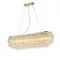 Люстра подвесная NewRgy NWK133-L1000*W300*H280(1200) H GOLD, 10×40 Вт, золотая