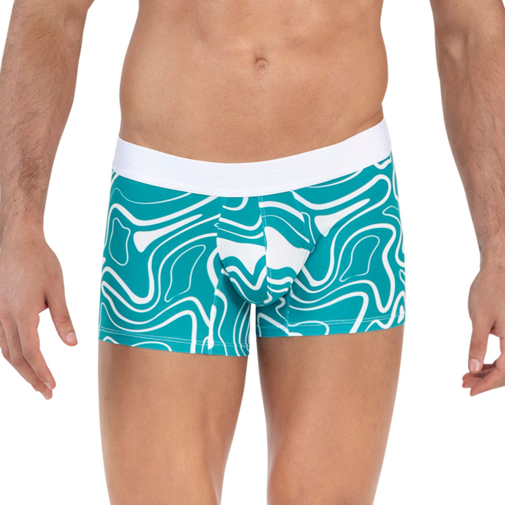 Бирюзовые трусы-хипсы с принтом Dynamic Trunks (Размер: S) (Цвет: бирюзовый)