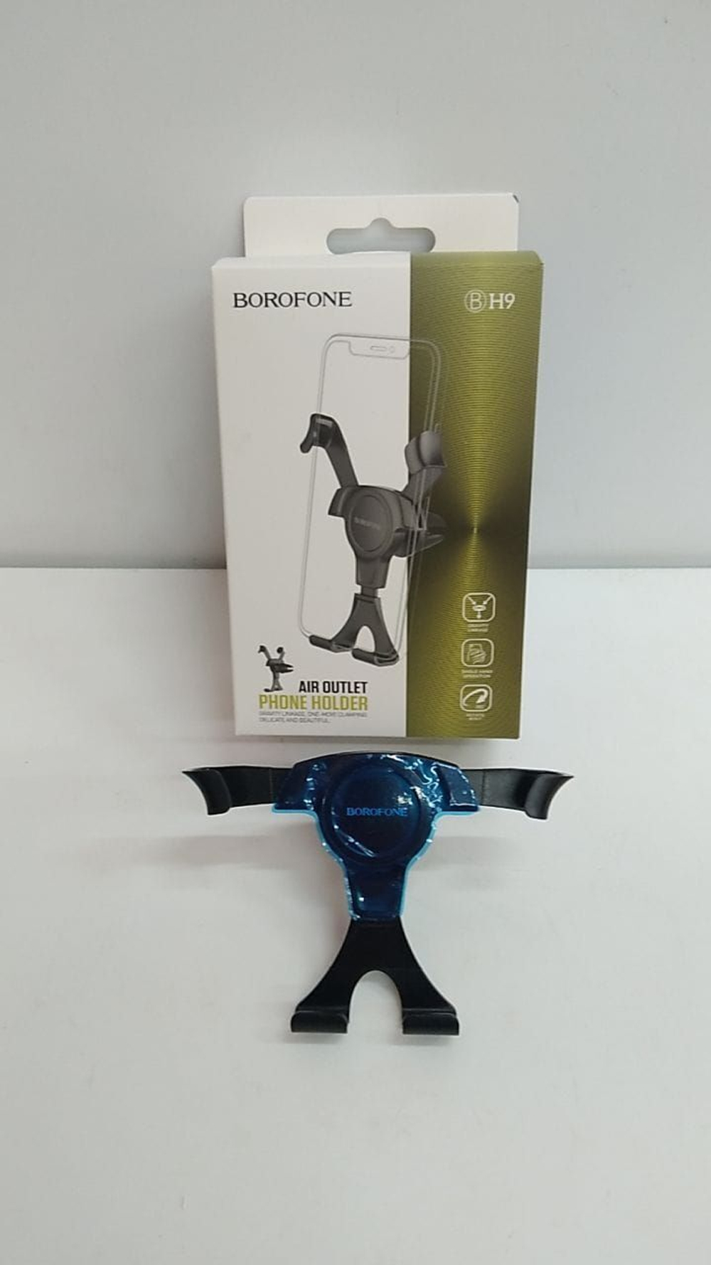Автомобильный держатель для телефона Borofone BH9 (крепление в воздуховод)