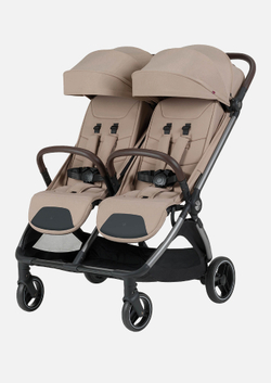 Carrello Коляска для двойни Link Island Beige