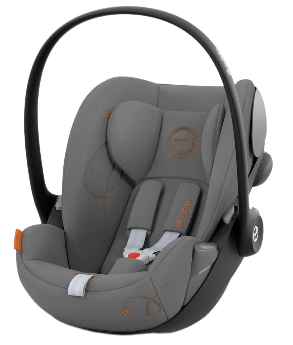 Коляска Cybex Priam IV Chrome Brown complete и автокресло Cloud G i-Size Lava Grey 3 в 1 Mirage Grey