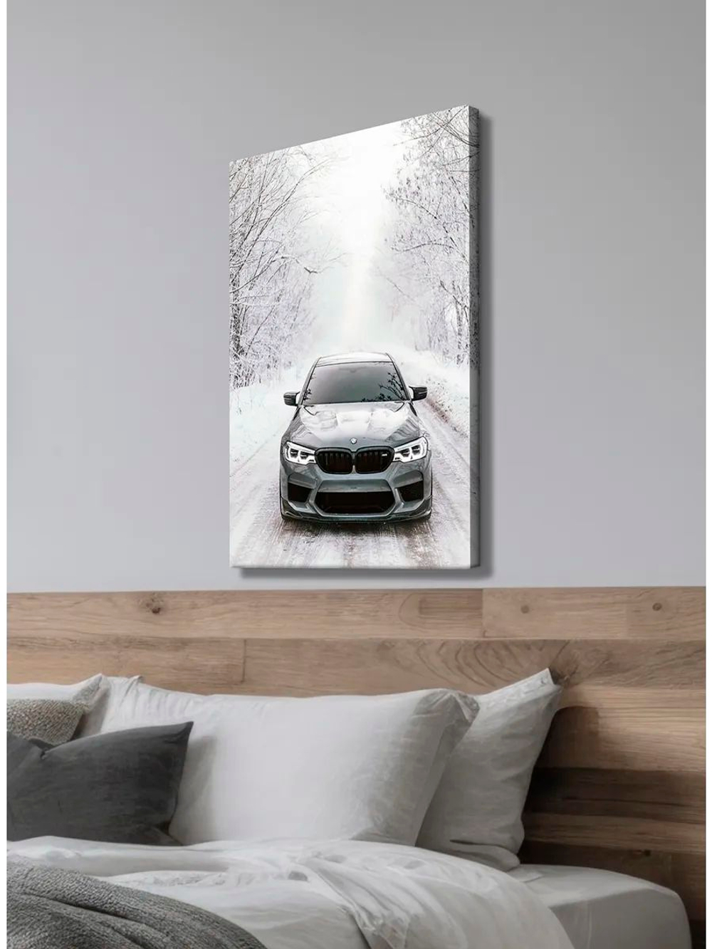 Картина "BMW M5", на стену для интерьера 50х70см 1шт.