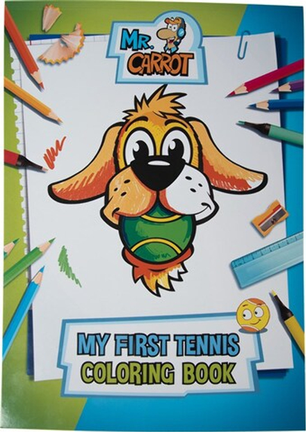 Книга My First Tennis Coloring Book
