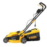Газонокосилка электрическая Denzel GM-1600, 1600 Вт, ширина 36 см, 3 уровя, травосборник 35 л.