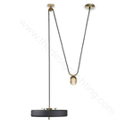 Pendant design lamp  Revolve Rise & Fall by Bert Frank (Black)
