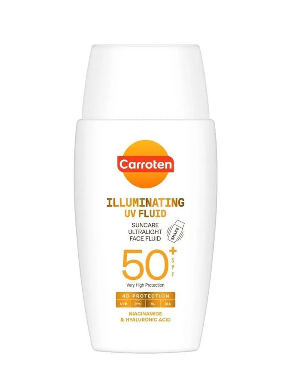 Солнцезащитный флюид для лица CAROTTEN SPF50+ 40мл