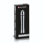 Фаллоимитатор для электростимуляции Glossy Glen Dildo - 14 см. (Цвет: серебристый)