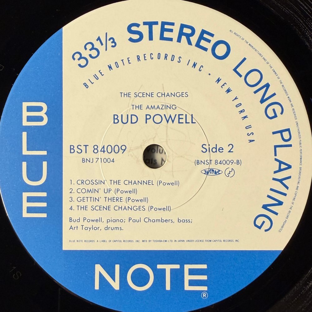 The Amazing Bud Powell ‎– The Scene Changes, Vol. 5 (Япония 1983г.) Т