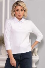 Поло Тренди НЬЮ (белое) Б14642-10М LT Collection