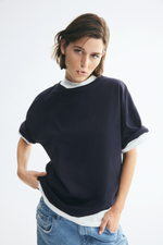Хлопковая футболка оверсайз - H&M