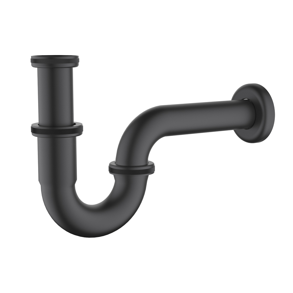 Сифон для раковины 961/03L Черный