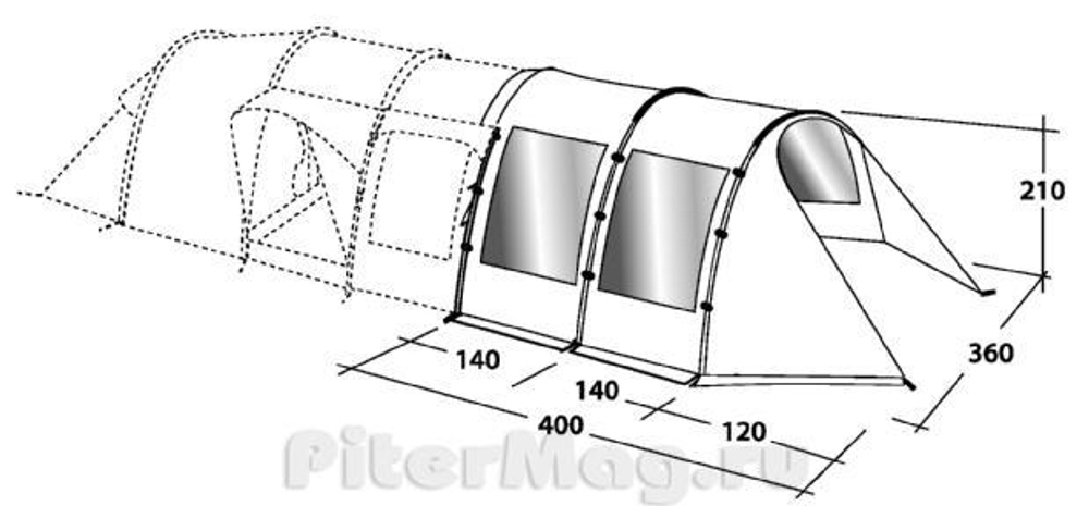 Outwell Concorde ML Front Extension [110255]