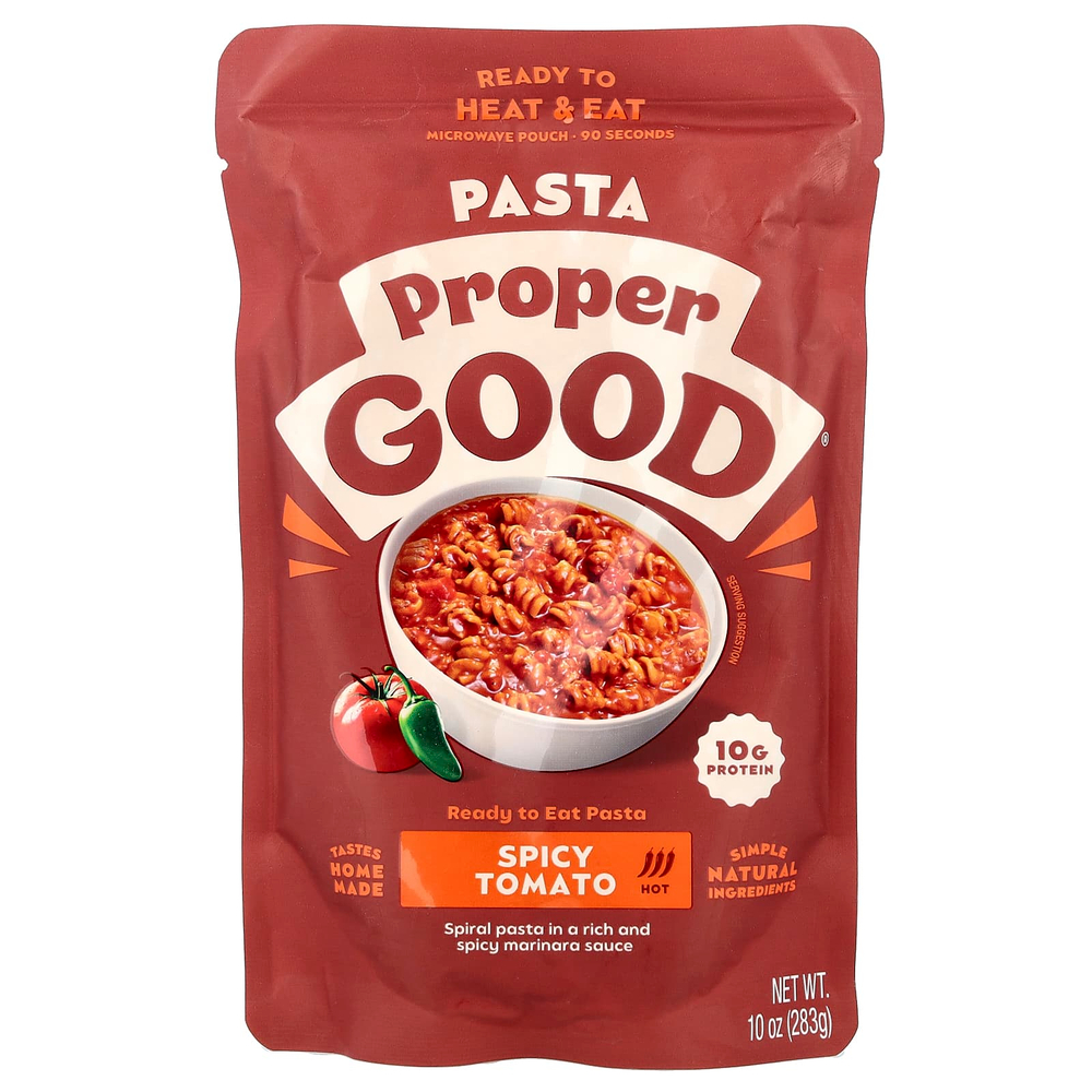 Proper Good, Готовый к разогреванию и употреблению, пряный томат, острый вкус, 283 г (10 унций)