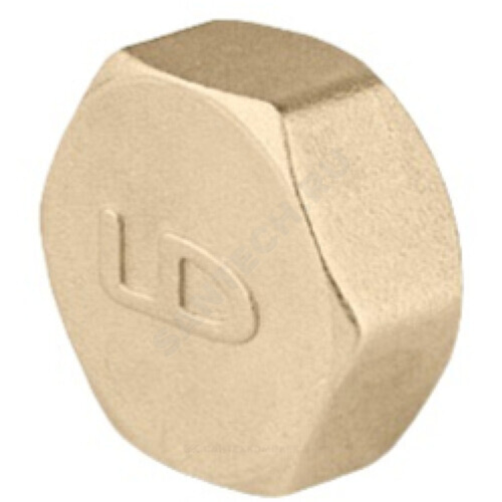 Заглушка латунь Ду 20 (3/4") ВР LD LD.65.504.20