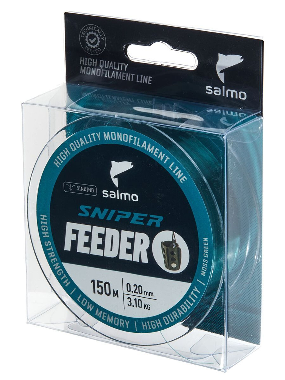 Монофильная леска для рыбалки Salmo Sniper FEEDER Moss Green 150/023