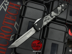 Ножи Microtech Ultratech Death Card Tanto T/E (Левый) + T/E (Правый) "Memento Mori" А+++ - комплект 2 ножа