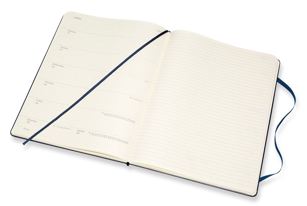 Еженедельник Moleskine WKNT XLarge 190х250 мм (DHB2012WN4)