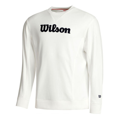 Мужская кофта теннисная Wilson Parkside Crew Sweatshirt Men - White
