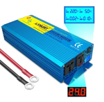 Инвертор 12V-220V 4000W чистый синус (синий) Lvyuan