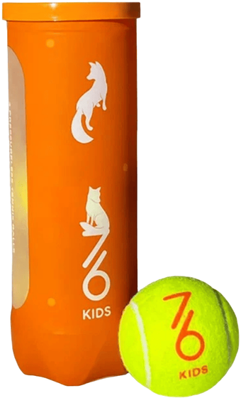 Мячи теннисные 7/6 Orange (3 мяча в банке)