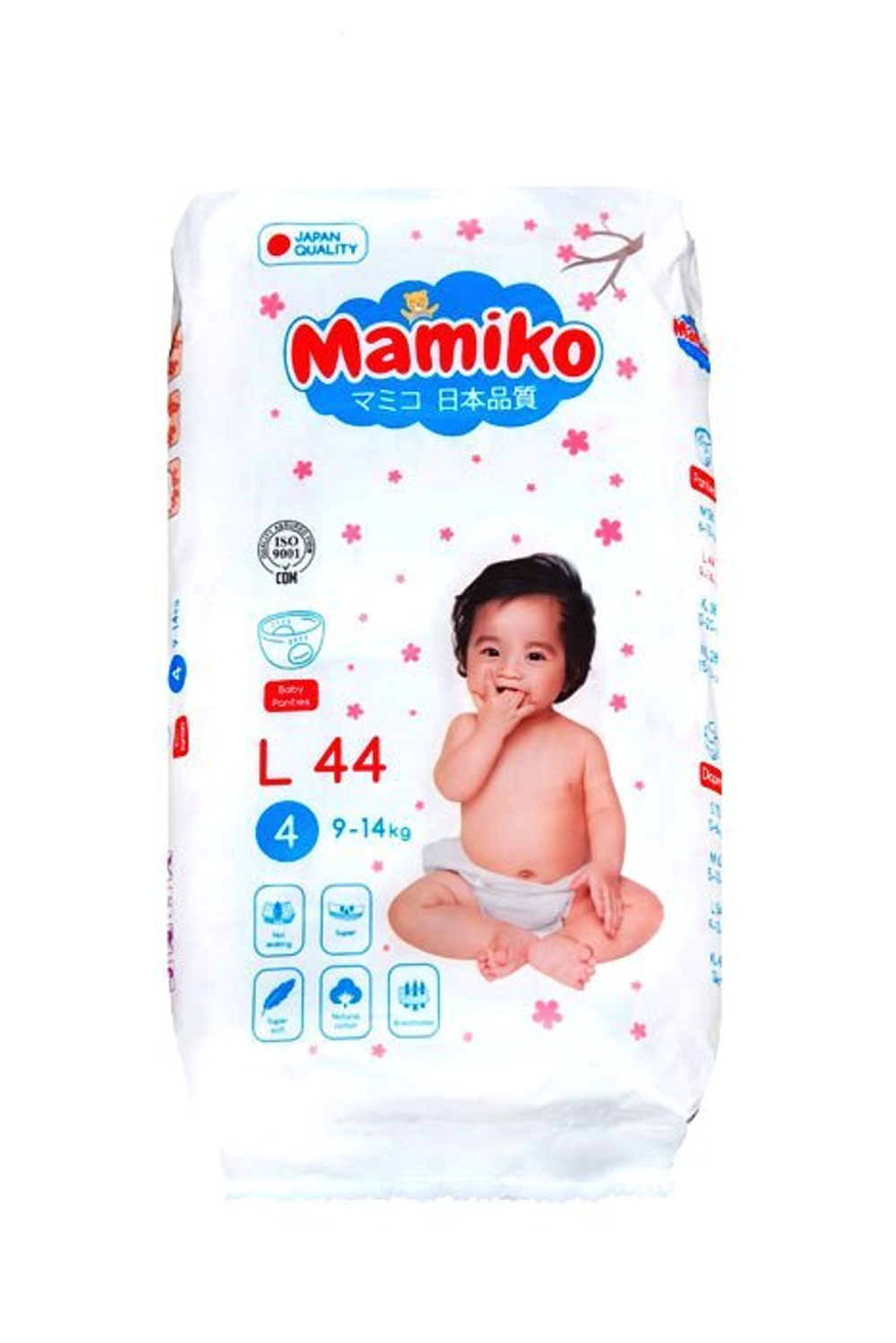Трусики Mamiko L (9-14кг) 44 шт