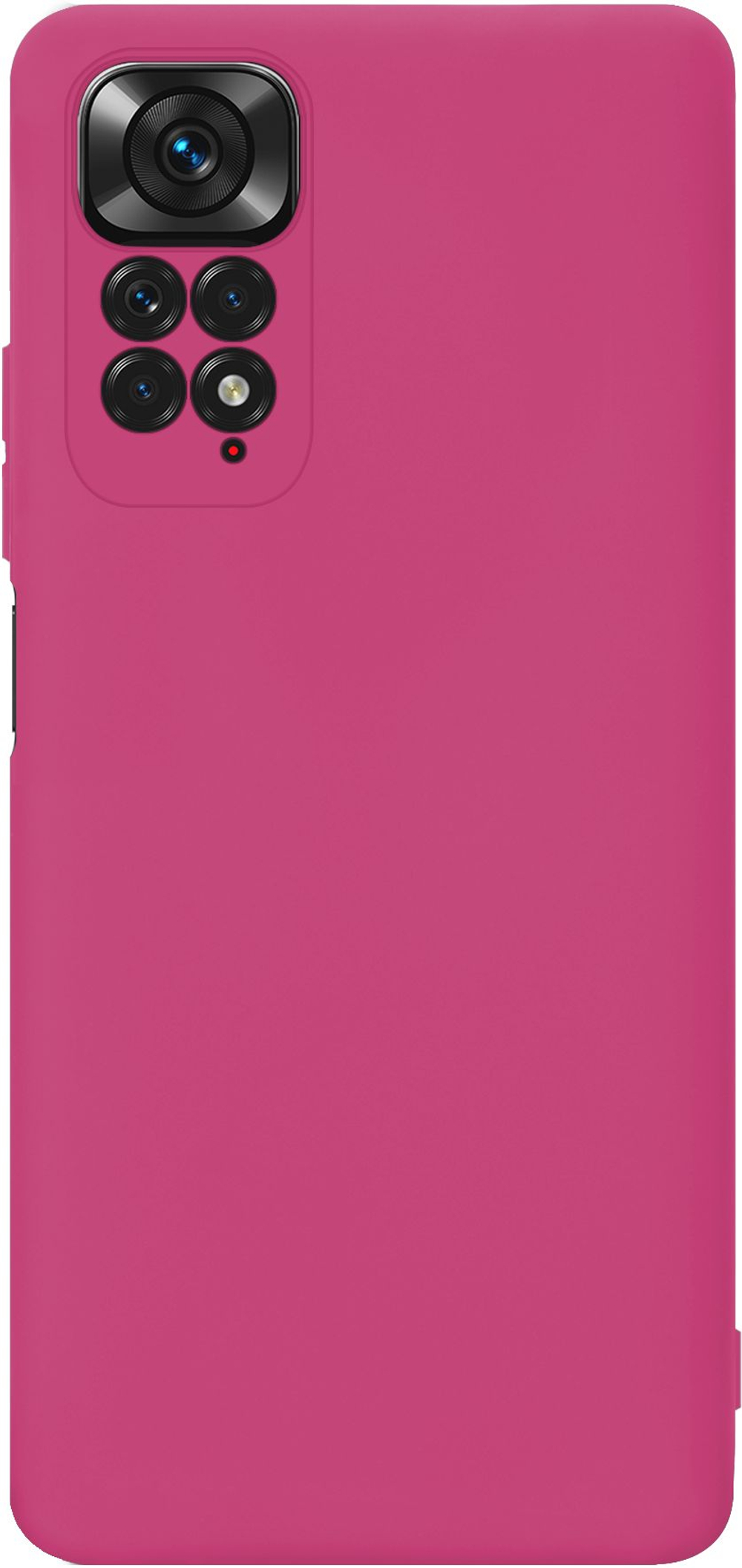 Мягкий Soft Touch чехол из силикона для XIAOMI REDMI NOTE 11 / 11S с бархатной подкладкой