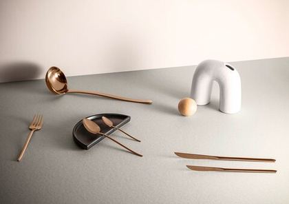 Набор STICK COPPER 103столовые приборы Herdmar Медный