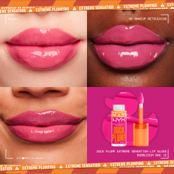 NYX Professional Makeup Duck Plump - Блеск для губ с эффектом увеличения оттенок 12 Bubblegum Bae, 7 ml