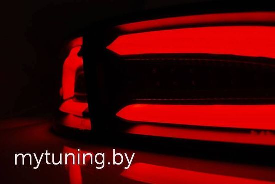 Задние фонари Seat Ibiza 3 smoke red led bar