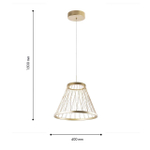 Подвесной светодиодный светильник Favourite Fibra 4634-4P
