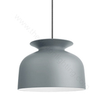 Pendant design lamp  Ronde by Gubi M (light-Grey)