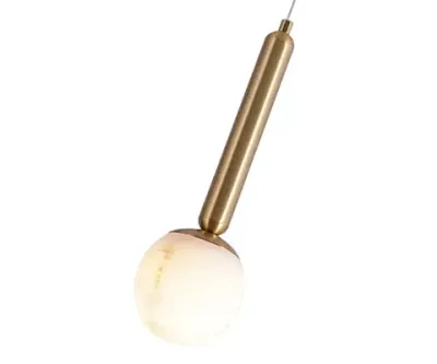 07530-1A,36 Подвес Монс латунь d10 h200 Led 5W (3000K). ТМ Kink Light