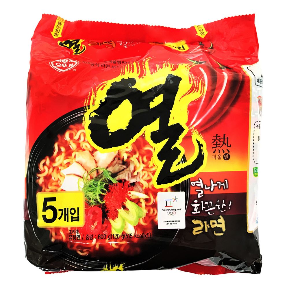 Лапша Ель рамен Ottogi Yeul Ramen 120 г 5 шт