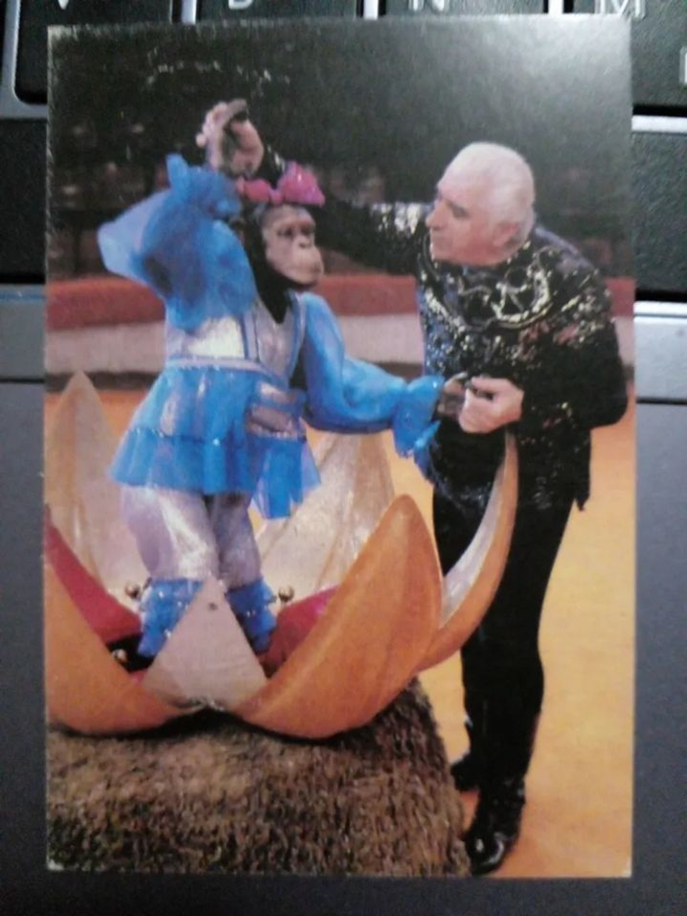 Карманный календарик СССР. Винтаж. Цирк, Степан Исаакян на 1987 год.