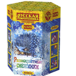 Батарея салютов "Разноцветные снежинки" (1,1 х 19)