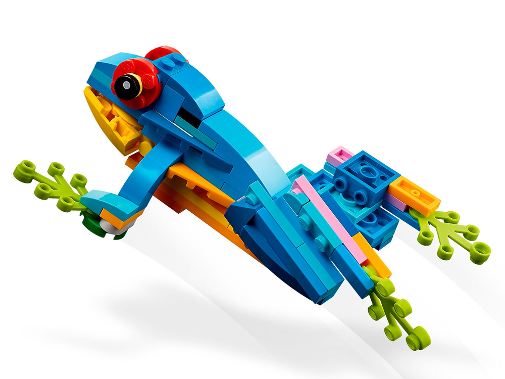 Конструктор Лего Креатор Экзотический попугай | LEGO Creator Exotic Parrot коллекционный набор, 31136, 253 детали (7+)