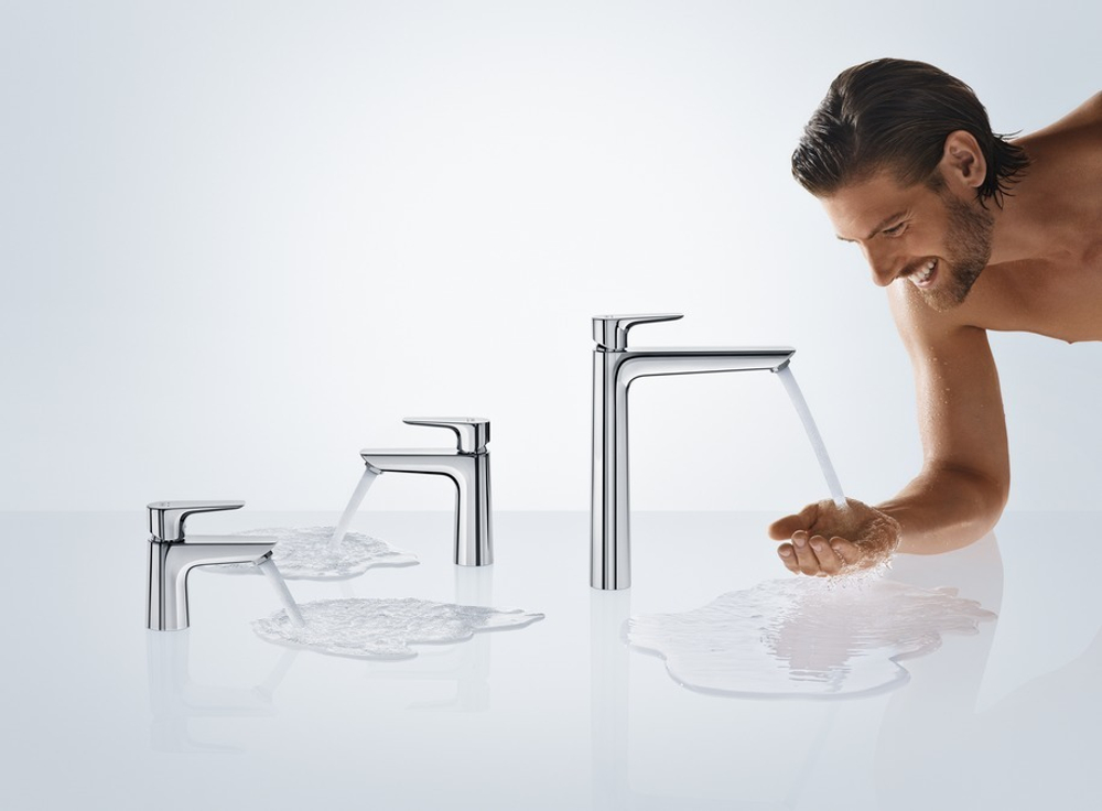 Смеситель для раковины Hansgrohe Talis E 110 71710000 с донным клапаном
