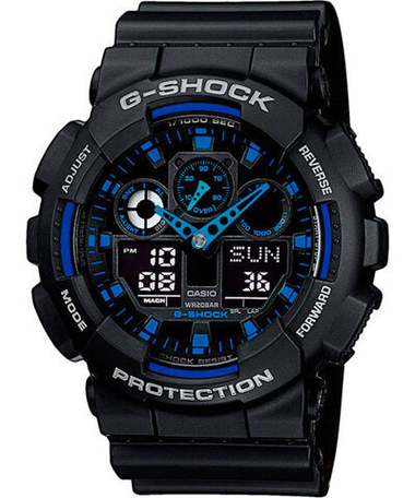 Японские наручные часы Casio G-SHOCK GA-100-1A2