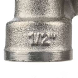 Угольник ВР никелированный    3/4"х1/2"