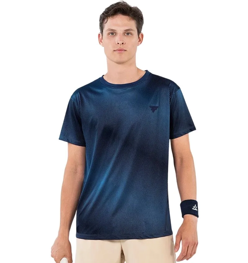 Мужская теннисная футболка Tecnifibre X-Loop 2026 - marine