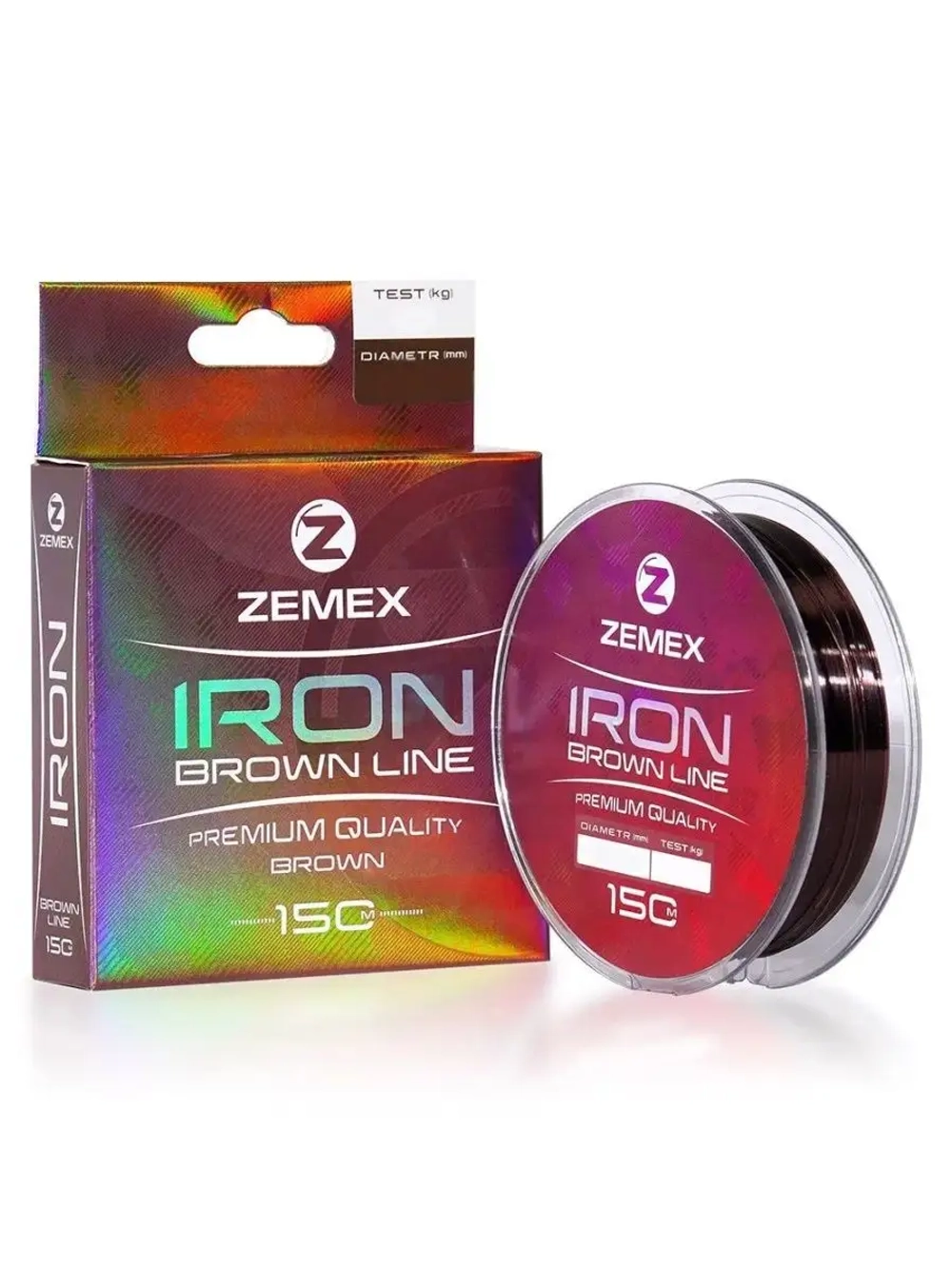 Монофильная леска IRON BROWN 150 м