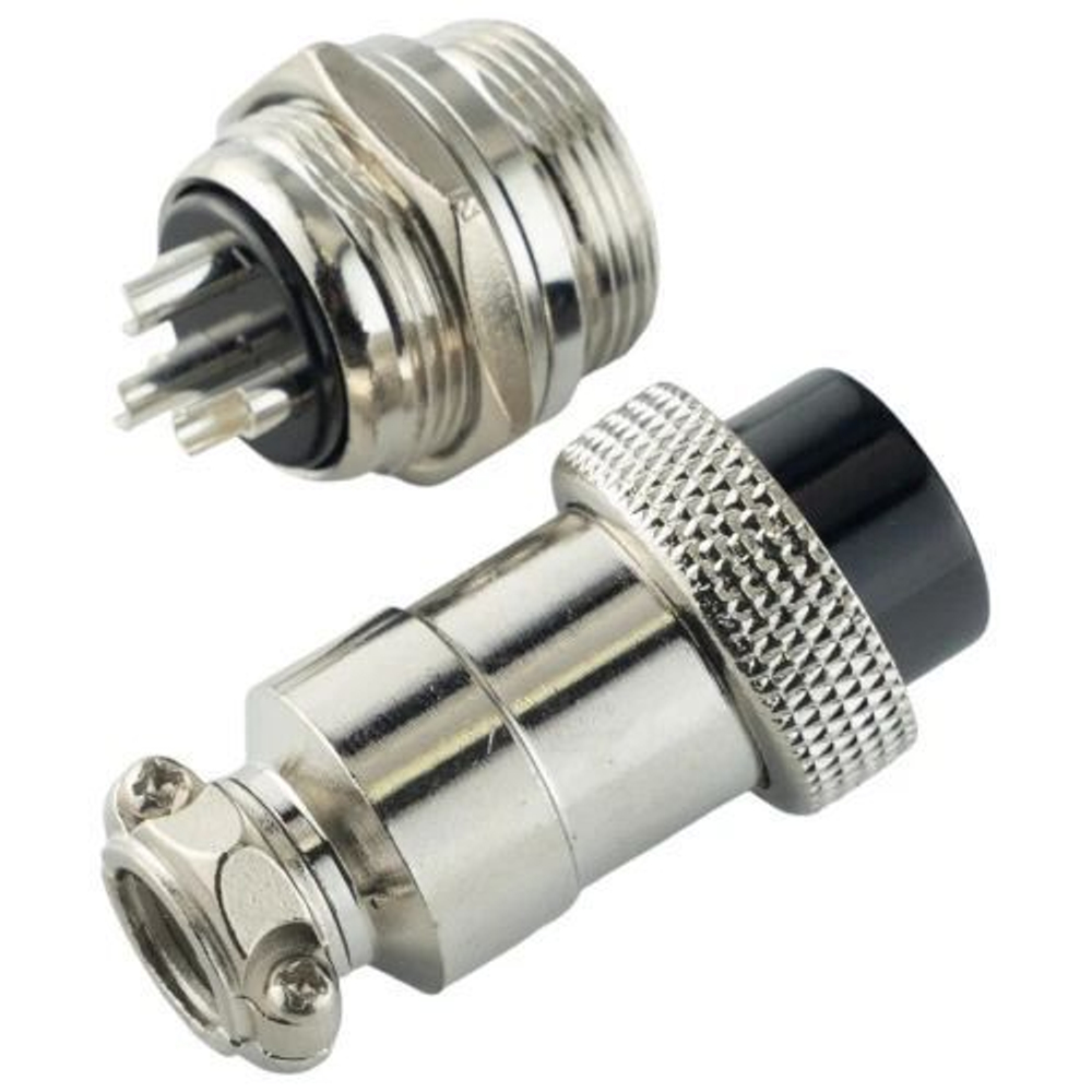Авиационный разъем GX20 3Pin (штекер+гнездо)