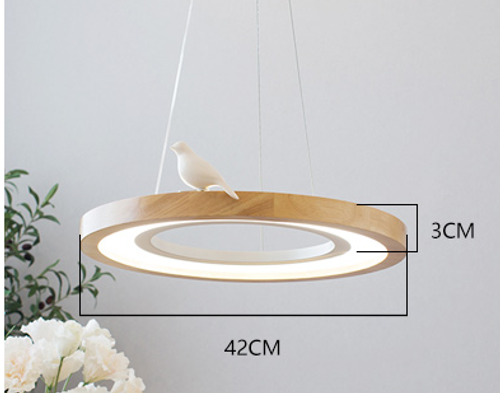 Подвесной светодиодный светильник Home Light Астерия MMD-LED D259-1-24W 4000K дерево